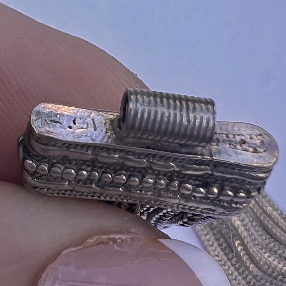 Silpada antique Sterling Silver Multi Strand Toggle  OTTOMAN style Bracelet 27g - Picture 7 of 13